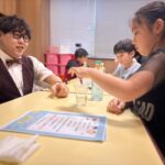 子供向けマジック教室のレッスン風景